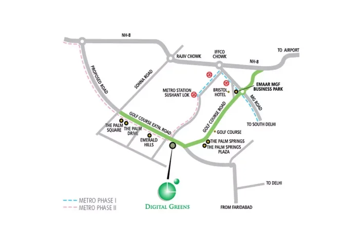 emaar-digital-greens-location-map